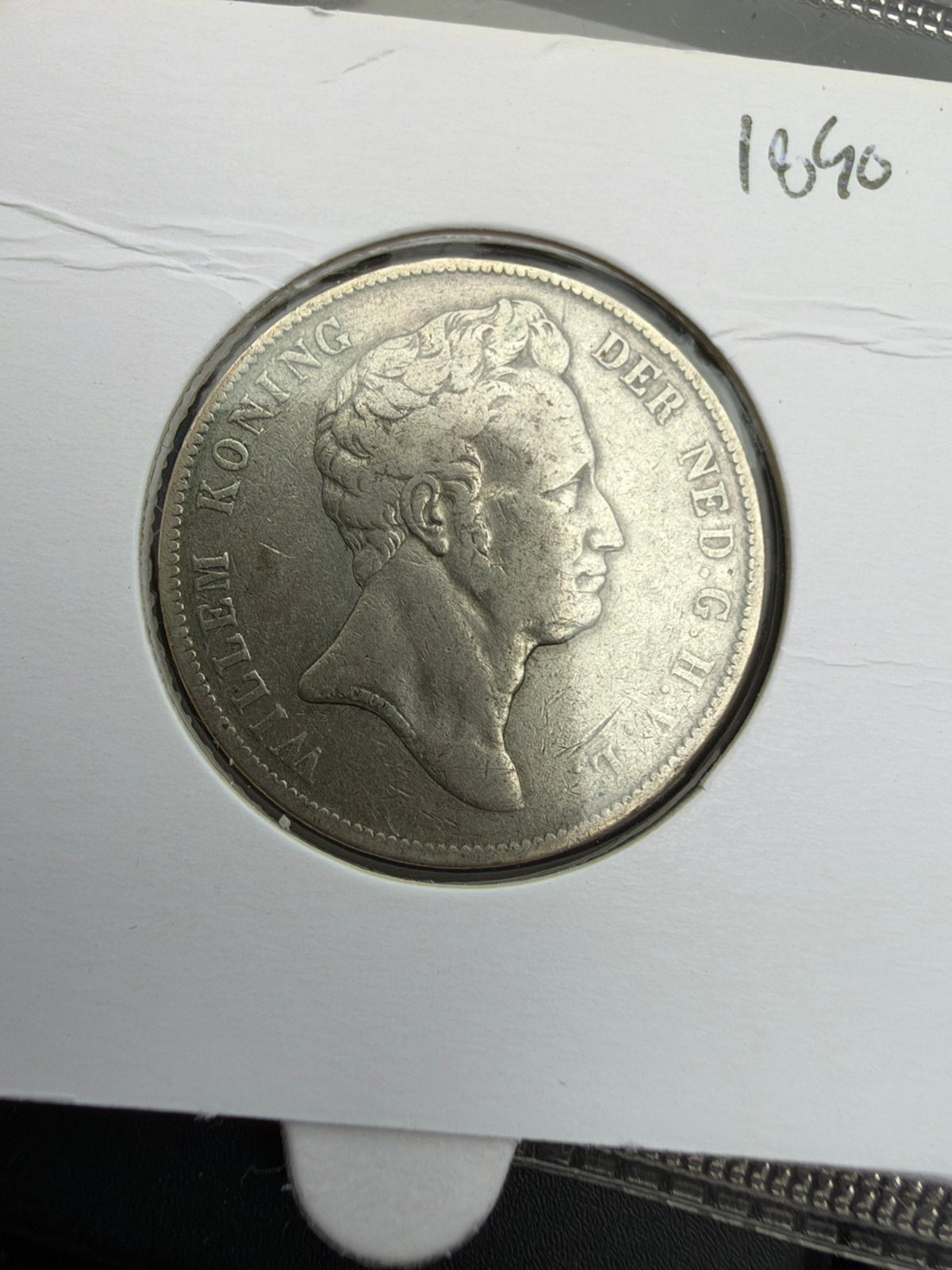 Gulden 1840 Willem I, 1 gulden, Zilver, Ophalen of Verzenden, Koning Willem I