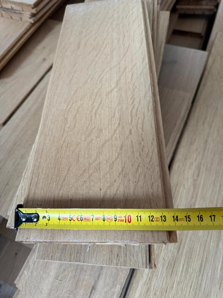 Eiken vloerplanken ca 25m2, 20mm dik, 135mm breed, Ophalen, Gebruikt, Vloerdelen of -planken, 10 m² of meer