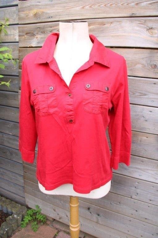 Tuniek rood Saint James mt 44 Vaste prijs, Saint James, Maat 42/44 (L), Ophalen of Verzenden, Zo goed als nieuw