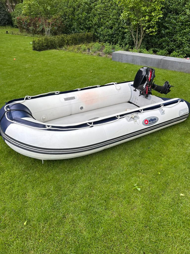 Allpa Marine 3.20m rubberboot + Mercury 5PK, Ophalen, Airdeck, Gebruikt, 6 pk