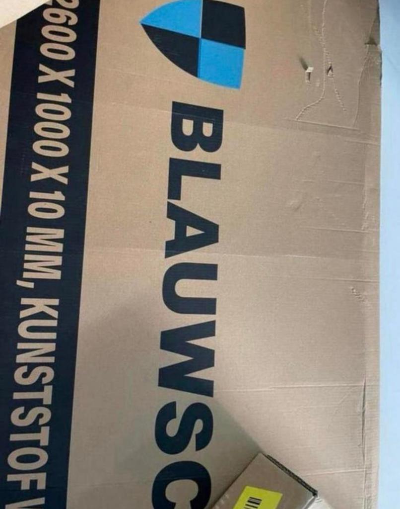 Klik wandpaneel betongrijs, blauwschild, Ophalen, Zo goed als nieuw, Douche