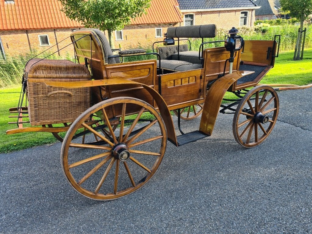 Jachtwagen rijtuig koets, Dieren en Toebehoren, Rijtuigen en Koetsen, Zo goed als nieuw, Overige typen, Paard