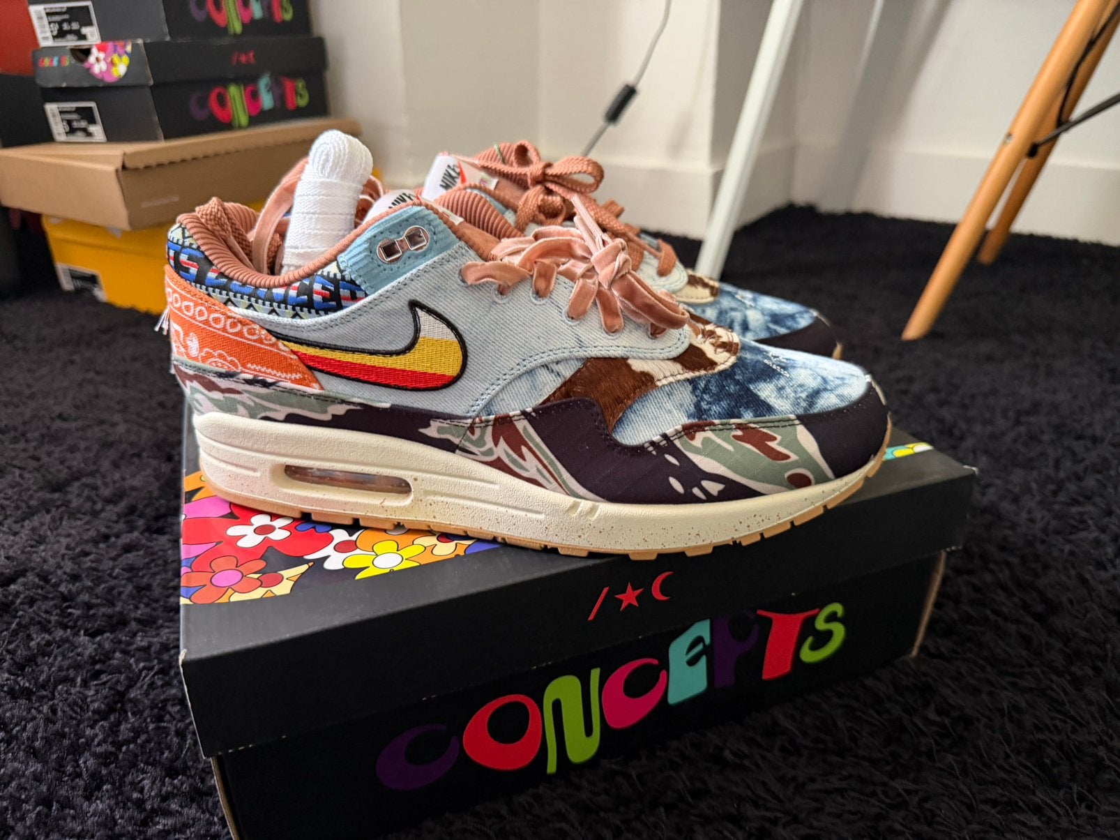 Nike air Max 1 concepts SP heavy 45, Kleding | Heren, Schoenen, Overige kleuren, Nieuw, Ophalen of Verzenden, Sneakers of Gympen