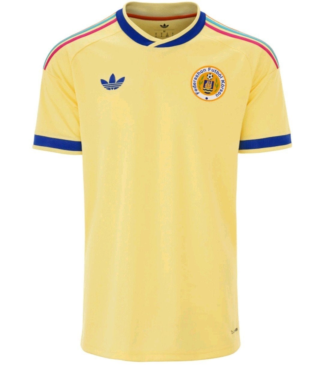 Adidas Curaçao WK Voetbalshirt - Geel, Kleding | Heren, T-shirts, Geel, Nieuw, Overige maten, Ophalen of Verzenden