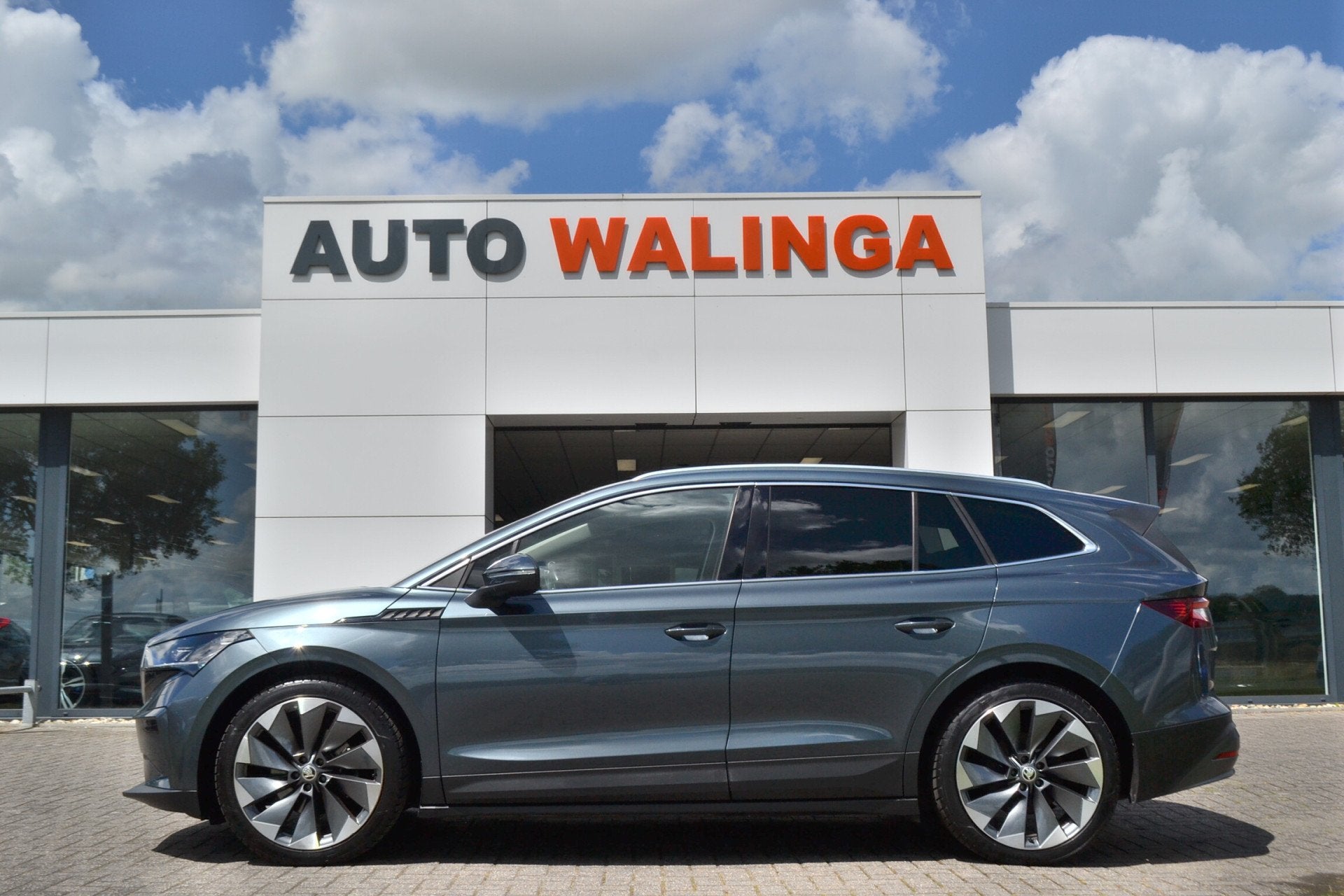 Skoda Enyaq iV Leer | Warmtepomp | Carplay | Matrix Ledkopla, Automaat, 34 min, Achterwielaandrijving, Gebruikt