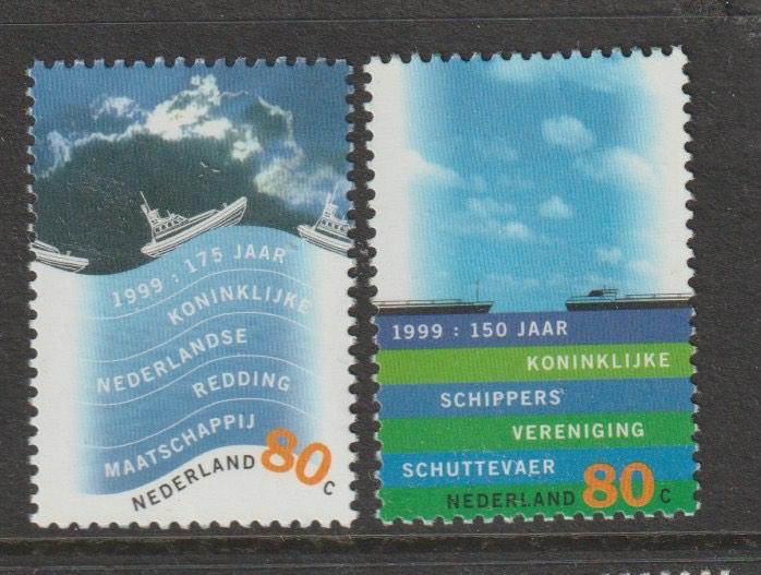 TSS Kavel  630110 Nederland Pf Minr 1716-1717 water, Ophalen, Na 1940, Postfris