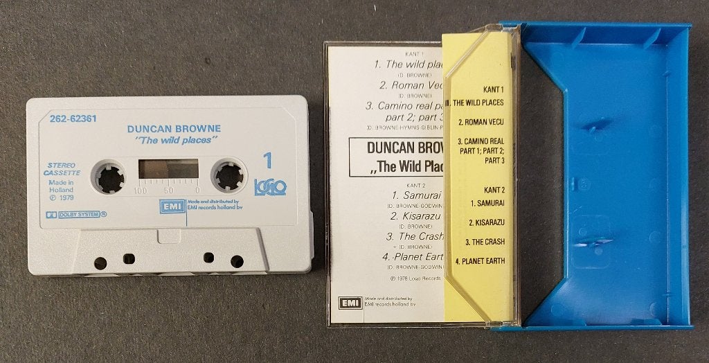 Duncan Browne CASSETTE The Wild Places Origineel 1979, Cd's en Dvd's, Gebruikt, Duncan Browne, 1 bandje, Ophalen of Verzenden