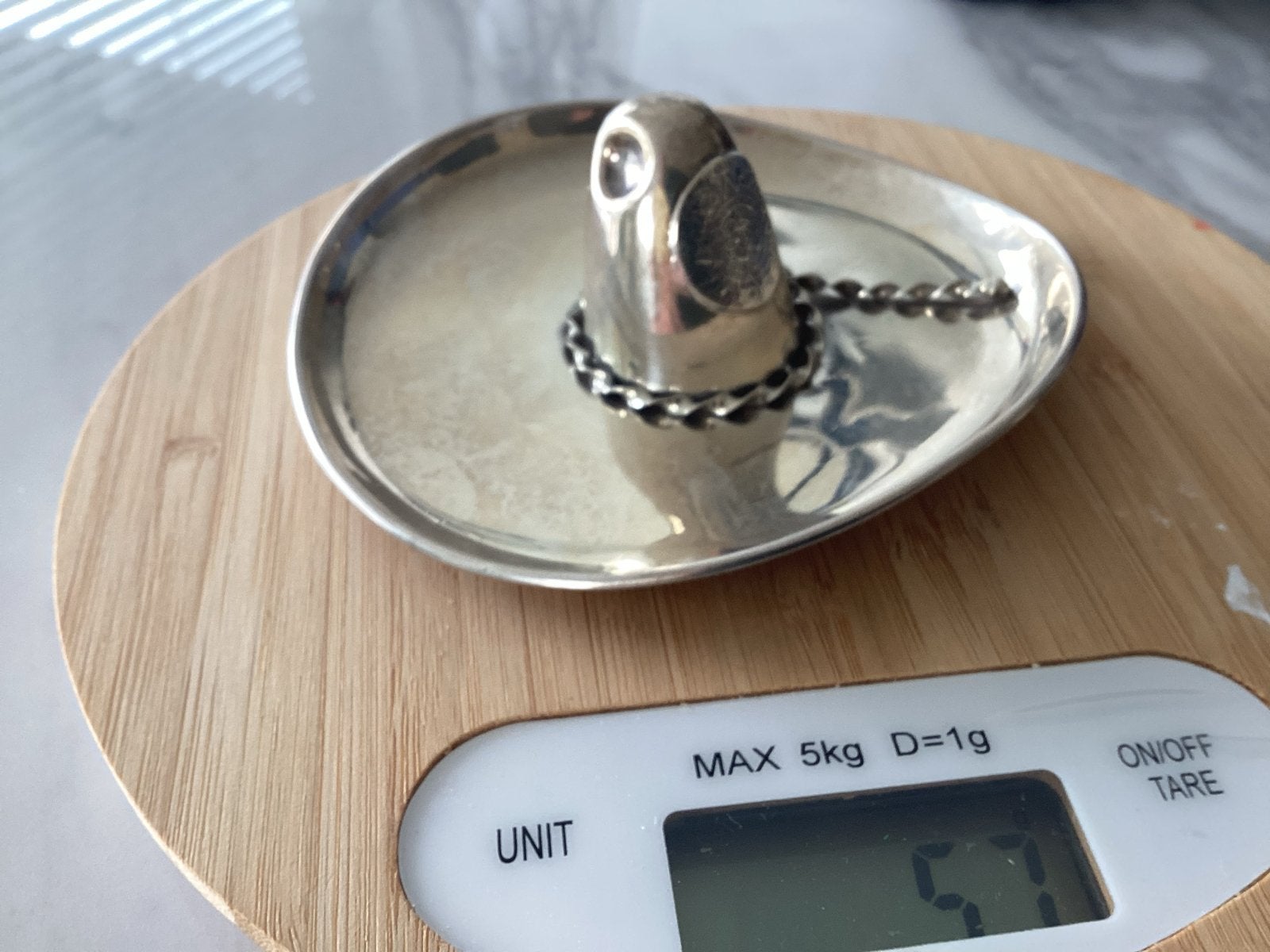 Sterling zilveren sombrero, Ophalen of Verzenden, Zilver
