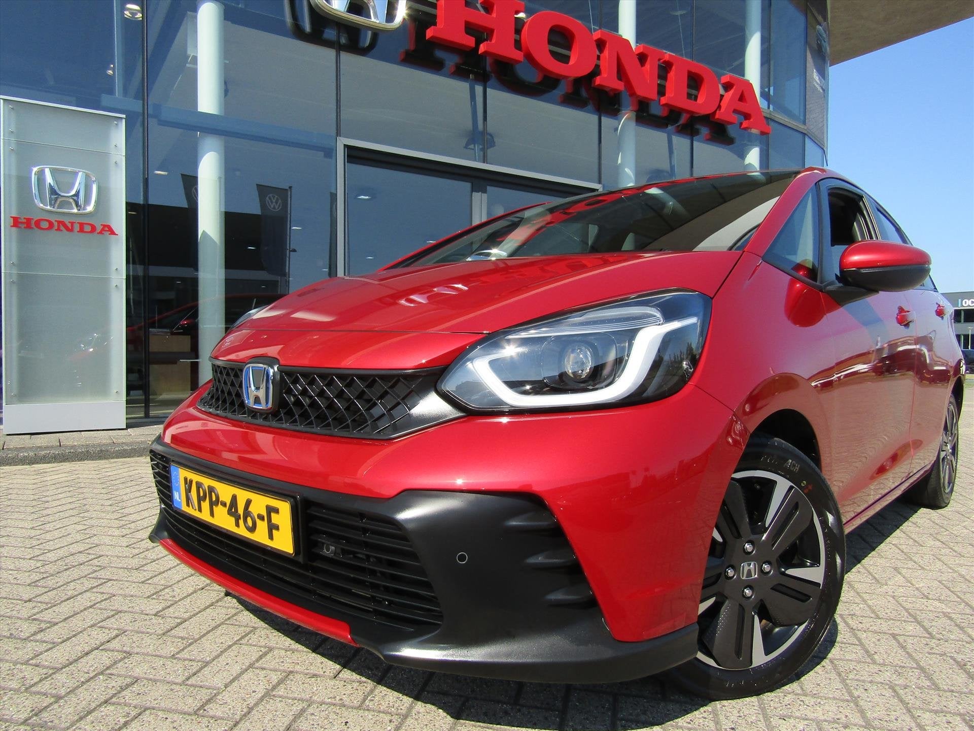Honda Jazz 1.5 i-MMD 122pk Hybrid CVT Advance, Auto's, Honda, Dealer onderhouden, Stof, 4 cilinders, 1202 kg