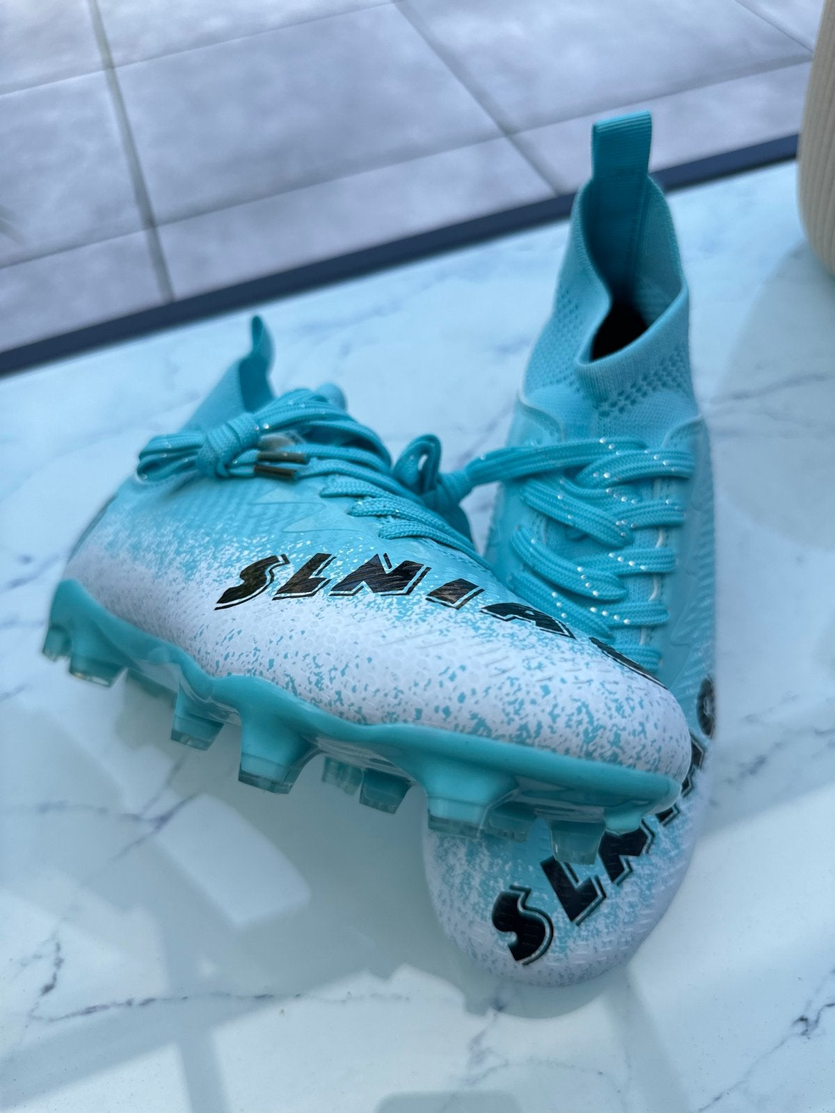 FG/TF Voetbalschoenen voor Heren - Lichtblauw, Maat XS of kleiner, Ophalen of Verzenden, Nieuw, Schoenen