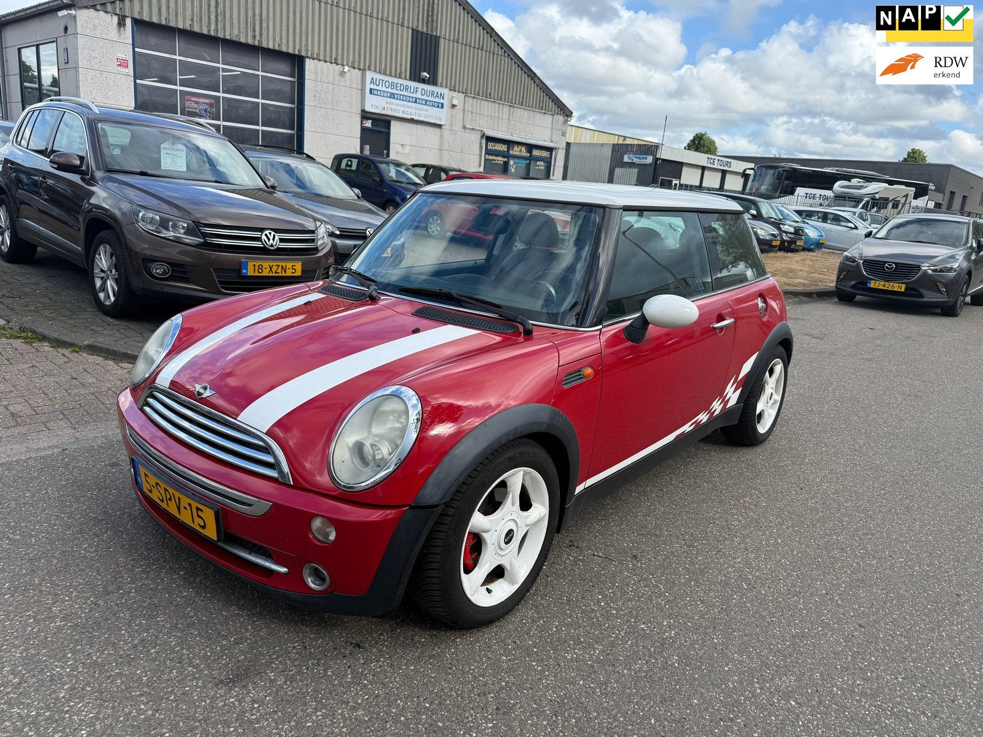Mini Mini 1.6 Cooper Chili 3-deurs Airco Bj:2005, Voorwielaandrijving, Gebruikt, 4 cilinders, 4 stoelen