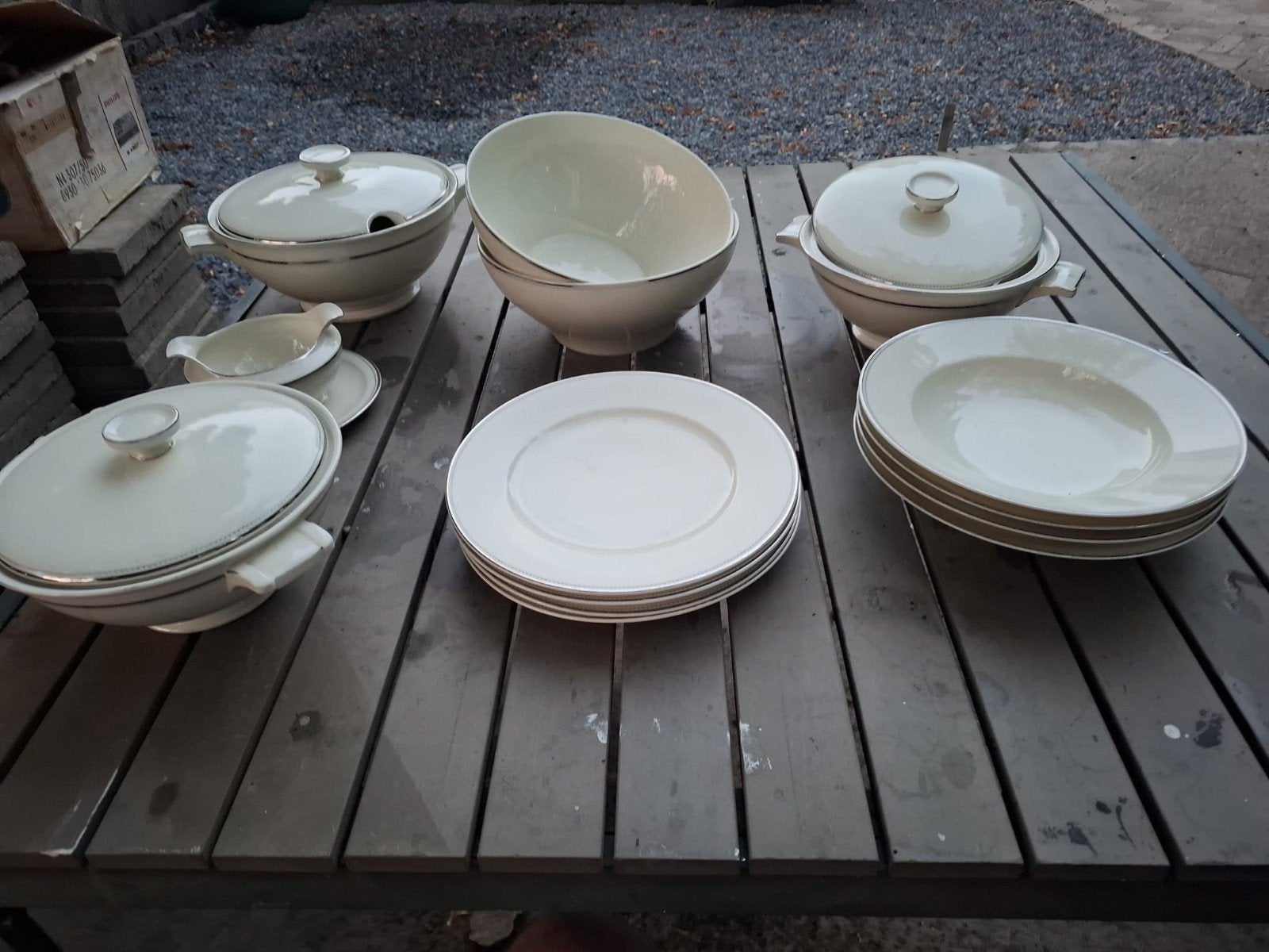 Thun servies 36 delig Vintage Boheems porselein, Ophalen, Overige merken, Klassiek, Overige typen