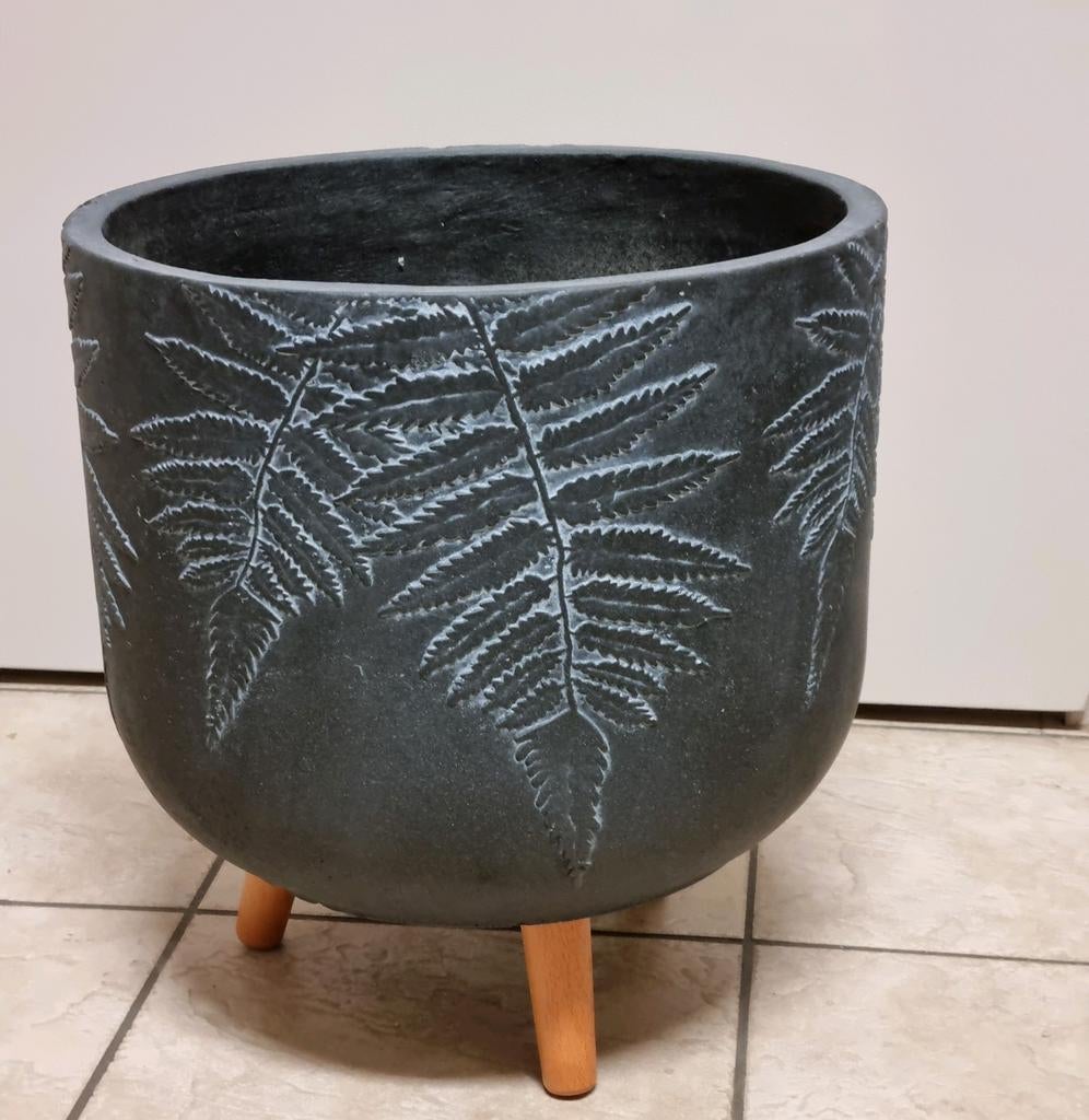 Prachtige bloempot 🪴  voor binnen en buiten gebruik, 25 tot 40 cm, Rond, Ophalen of Verzenden, Zo goed als nieuw