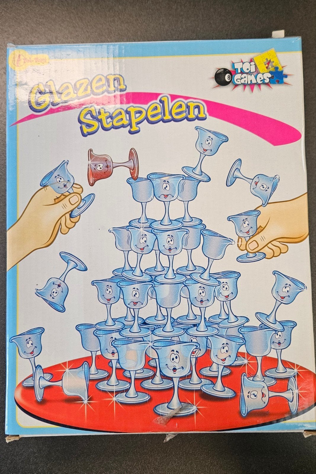 Glazen Stapelen Spel - Toren Bouwen met Glazen, Ophalen