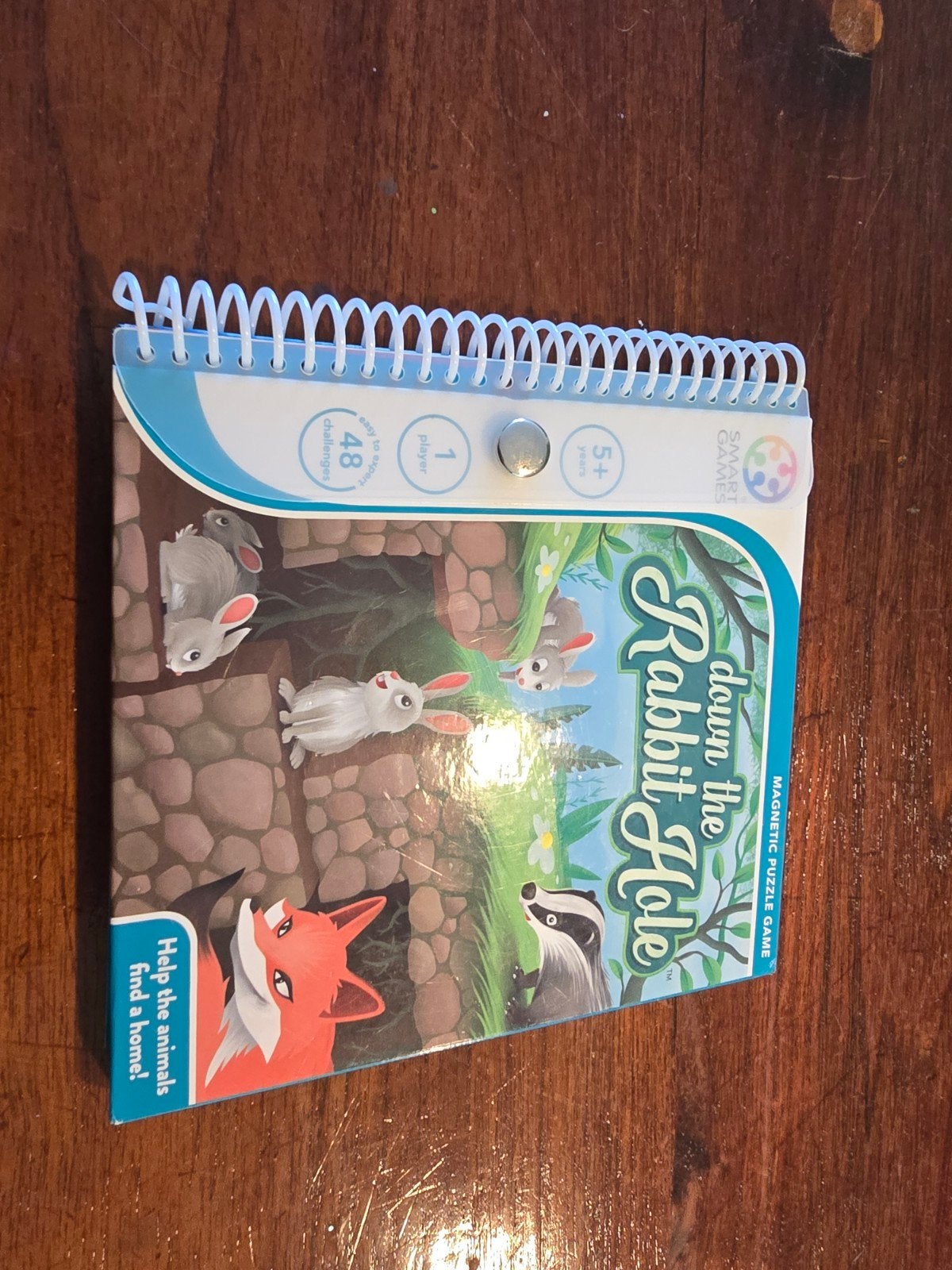 SmartGames Down the Rabbit Hole - Meeneem Editie, Ophalen of Verzenden, Zo goed als nieuw, Overige typen