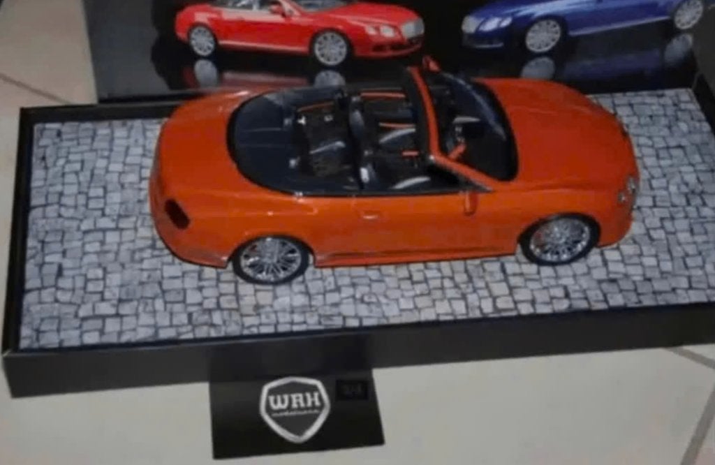 1:18 BENTLEY CONTINENTAL GT orange 2014 Minichamps WRH, Verzenden, Zo goed als nieuw, Auto, MiniChamps