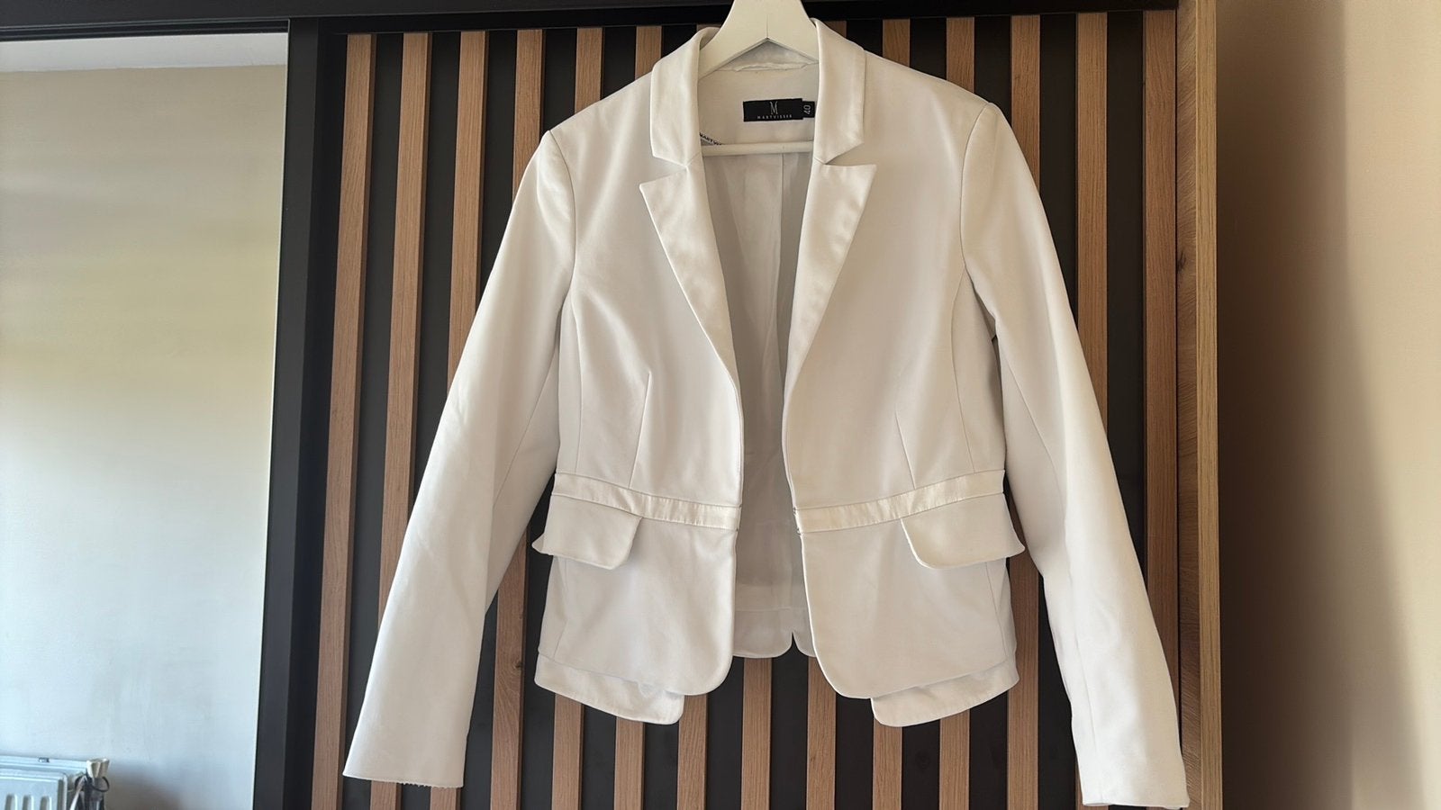 Mart Visser wit colbertje 40, Kleding | Dames, Ophalen of Verzenden, Zo goed als nieuw, Maat 38/40 (M), Wit