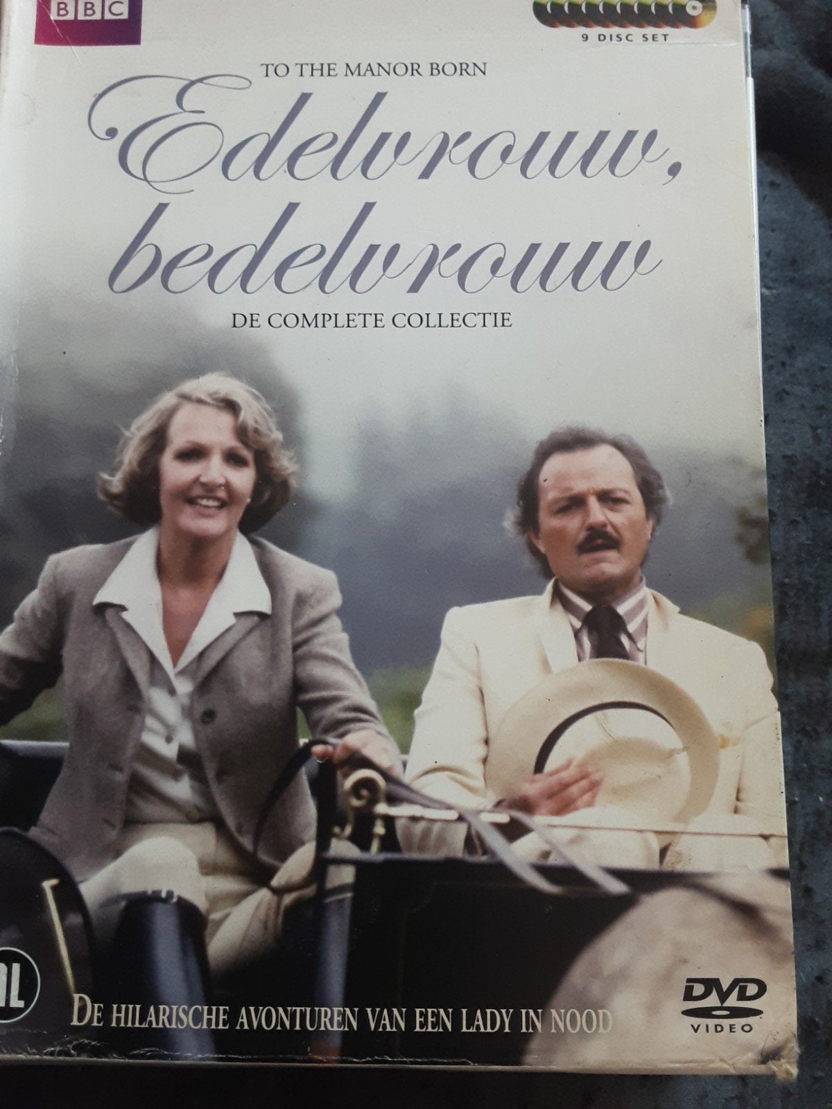 bbc compleet collectie edelvrouw bedelvrouw 9 disc op dvd, Alle leeftijden, Ophalen of Verzenden, Zo goed als nieuw