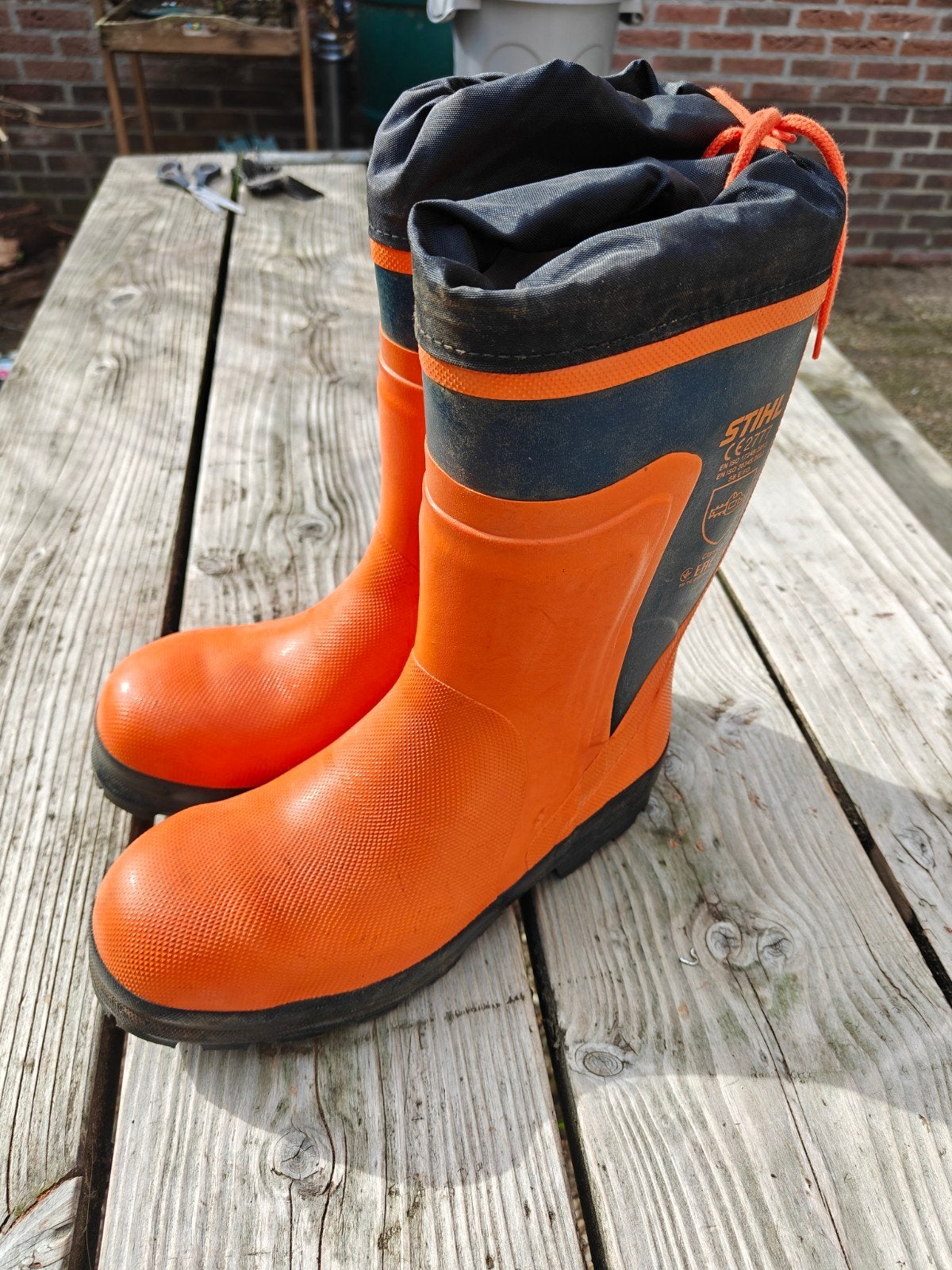 Stihl function veiligheidslaarzen, maat 43 en 44, zgan, Ophalen of Verzenden, Zo goed als nieuw