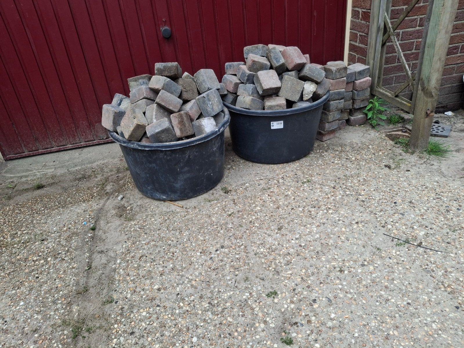 10x10 tegels, Minder dan 3 m³, Ophalen