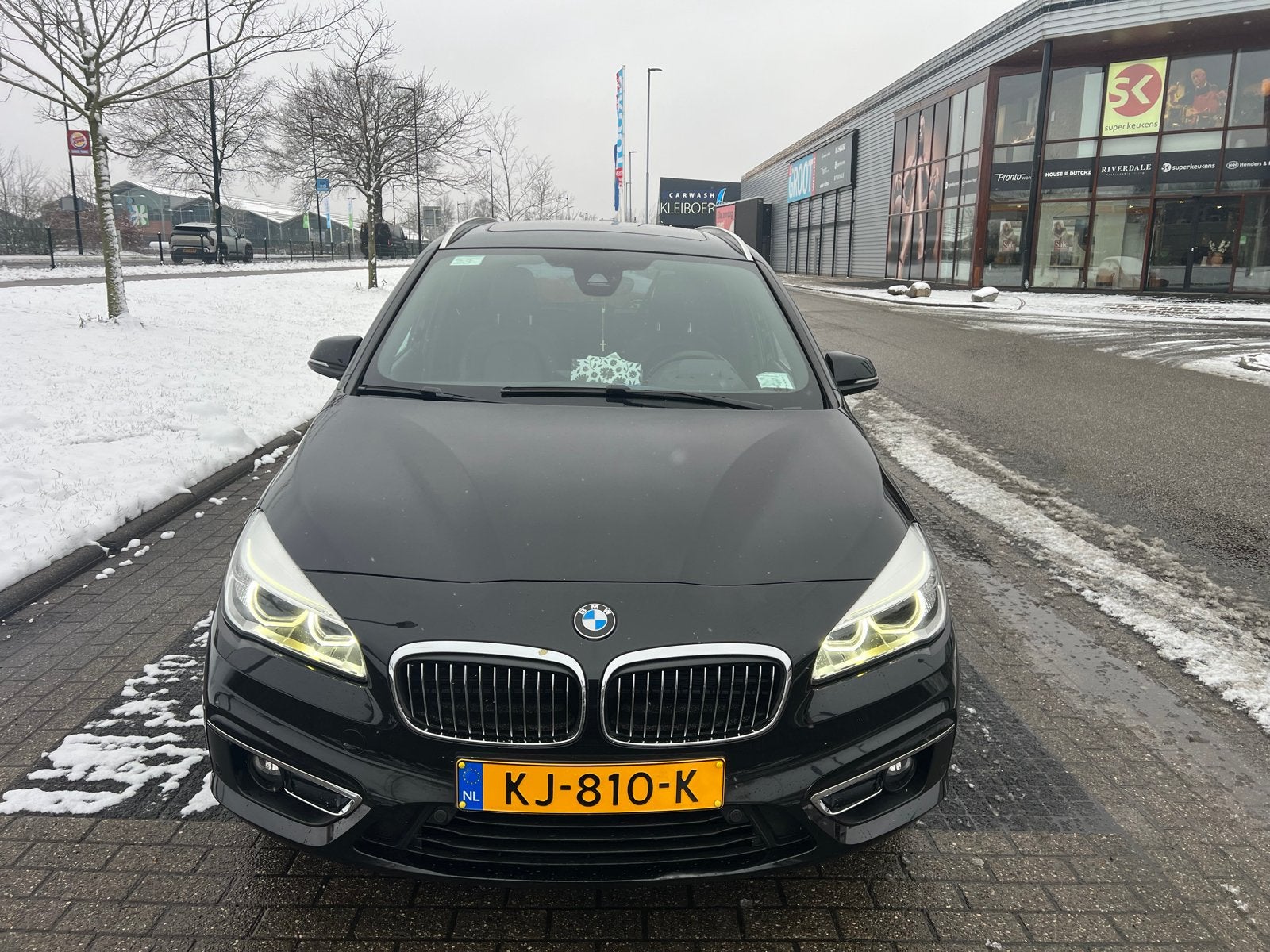 BMW 2-Serie Gran Tourer 1.5 216D 85KW 2016 Zwart, Auto's, BMW, Voorwielaandrijving, 745 kg, Zwart, 2-Serie Gran Tourer