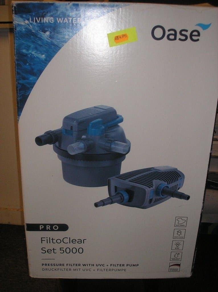 oase filtoclear  5000 set, Ophalen, Nieuw, Vijverfilter