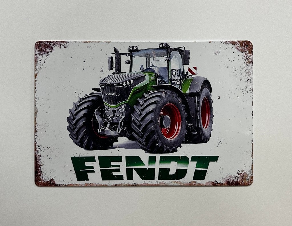 Fendt Tractor nieuw model reclamebord van metaal wandbord, Verzamelen, Merken en Reclamevoorwerpen, Reclamebord, Info@deconoord.nl