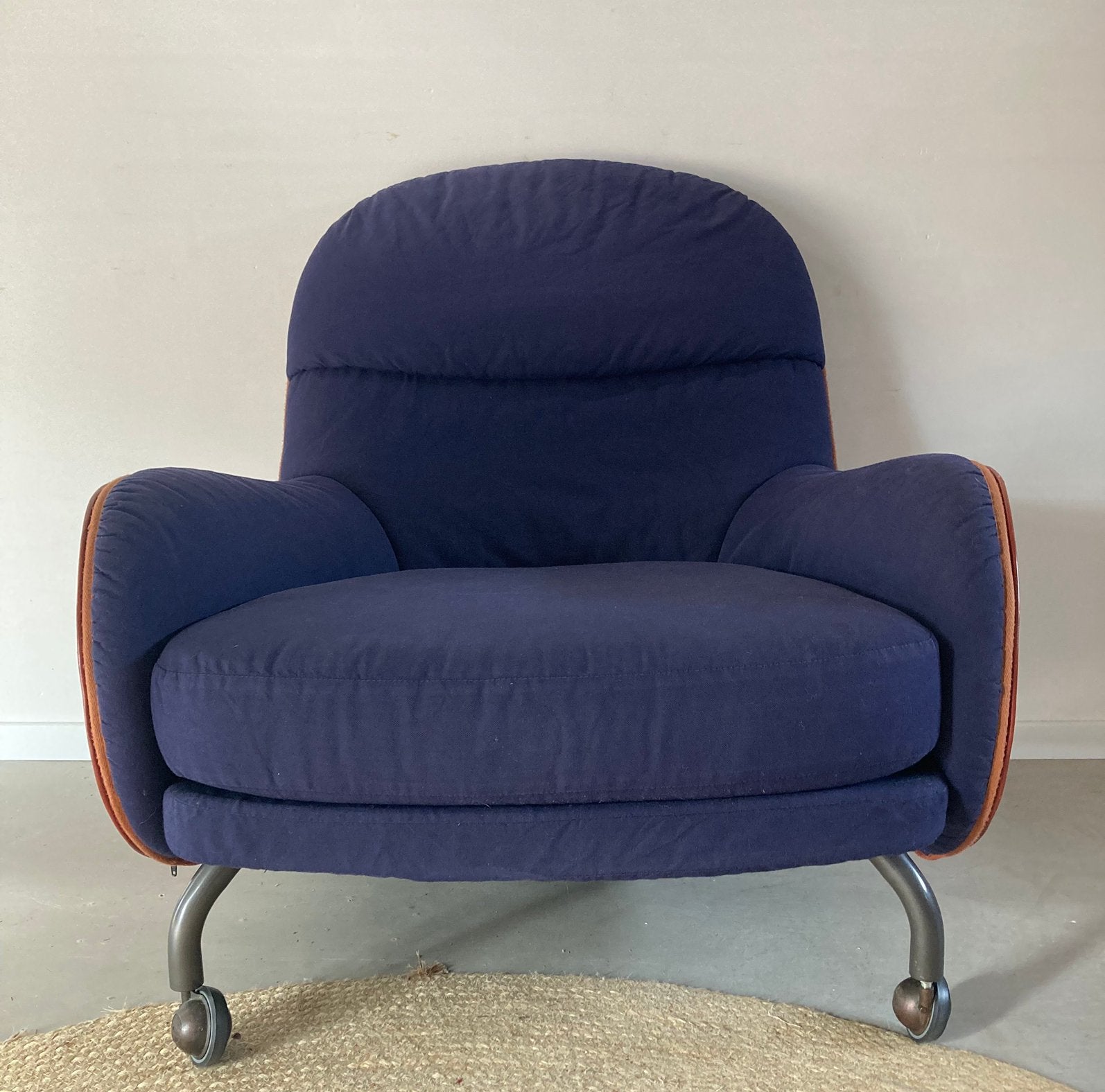 Italiaans design Louisiana fauteuil van De Padova, Ophalen, Gebruikt, 75 tot 100 cm, 75 tot 100 cm