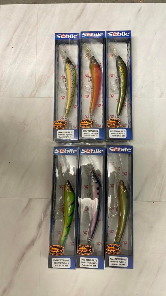 Sebile koolie minnow BRL FW. 19cm/78g FLOATING., Watersport en Boten, Ophalen of Verzenden, Nieuw
