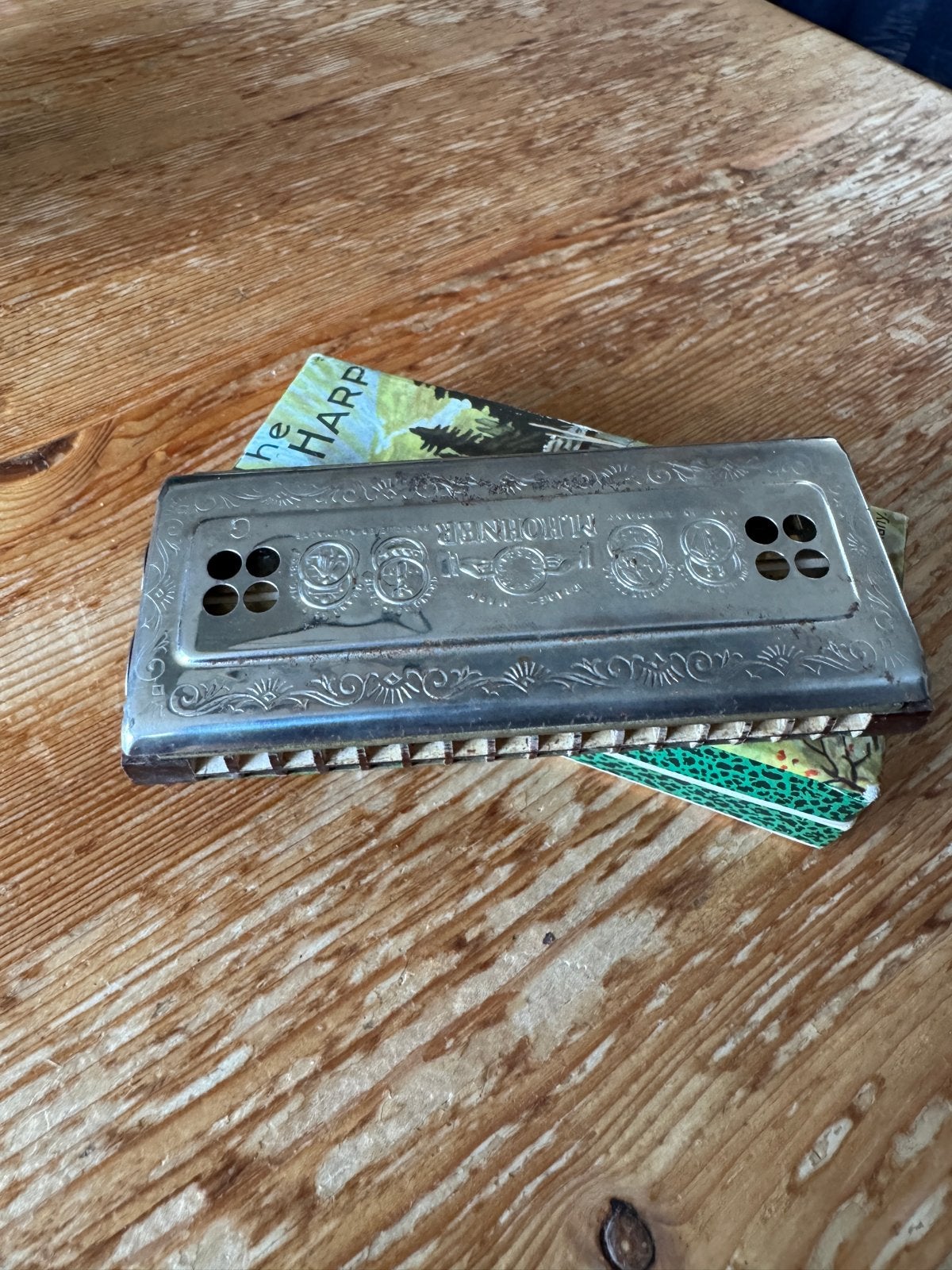 Vintage Hohner Echo Harp mondharmonica met originele doos, Muziek en Instrumenten, Gebruikt, Overige typen, Ophalen of Verzenden