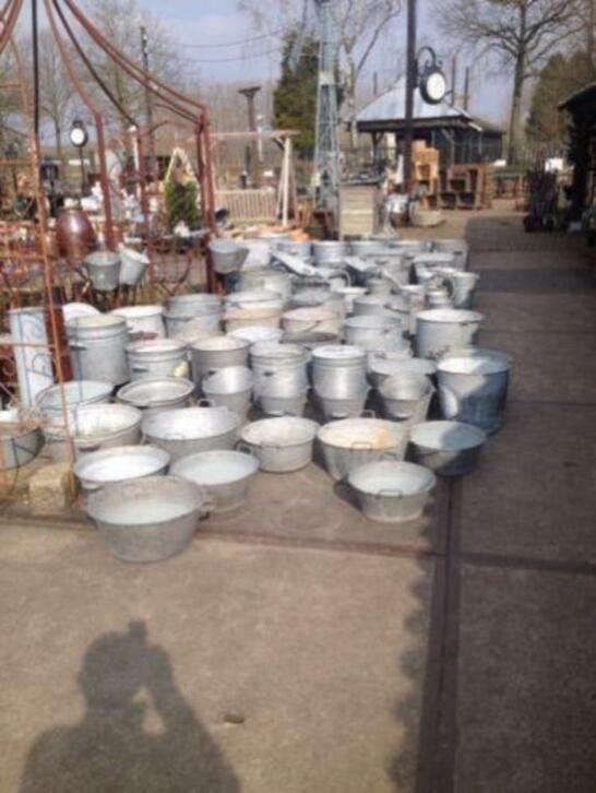 Oud zink te koop., Tuin en Terras, Tuinwanddecoratie, Ophalen, Gebruikt, Handelsondernemingdeeekhoorn@hotmail.com, De Eekhoorn