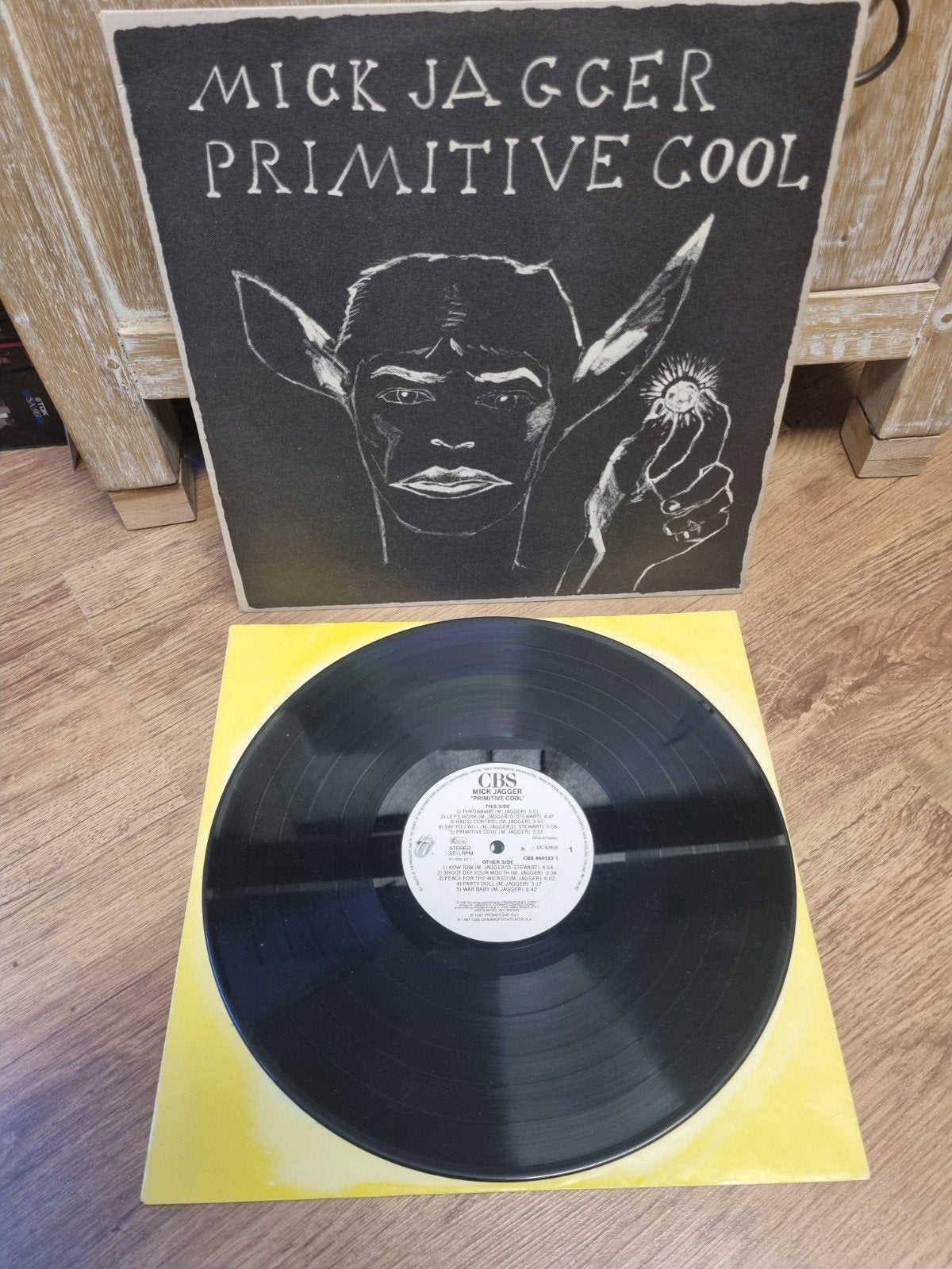 lp Mick Jagger – Primitive Cool, Ophalen of Verzenden, Zo goed als nieuw, Overige formaten, Poprock