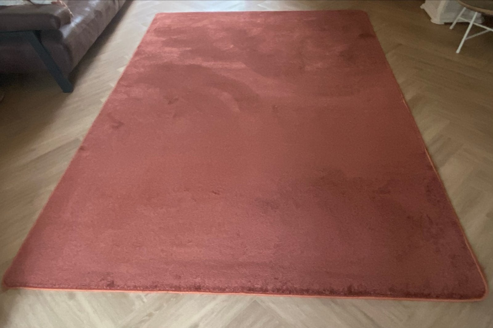 Mooi rechthoekig roodbruin tapijt, zo goed als nieuw, Ophalen, 150 tot 200 cm, 200 cm of meer, Zo goed als nieuw