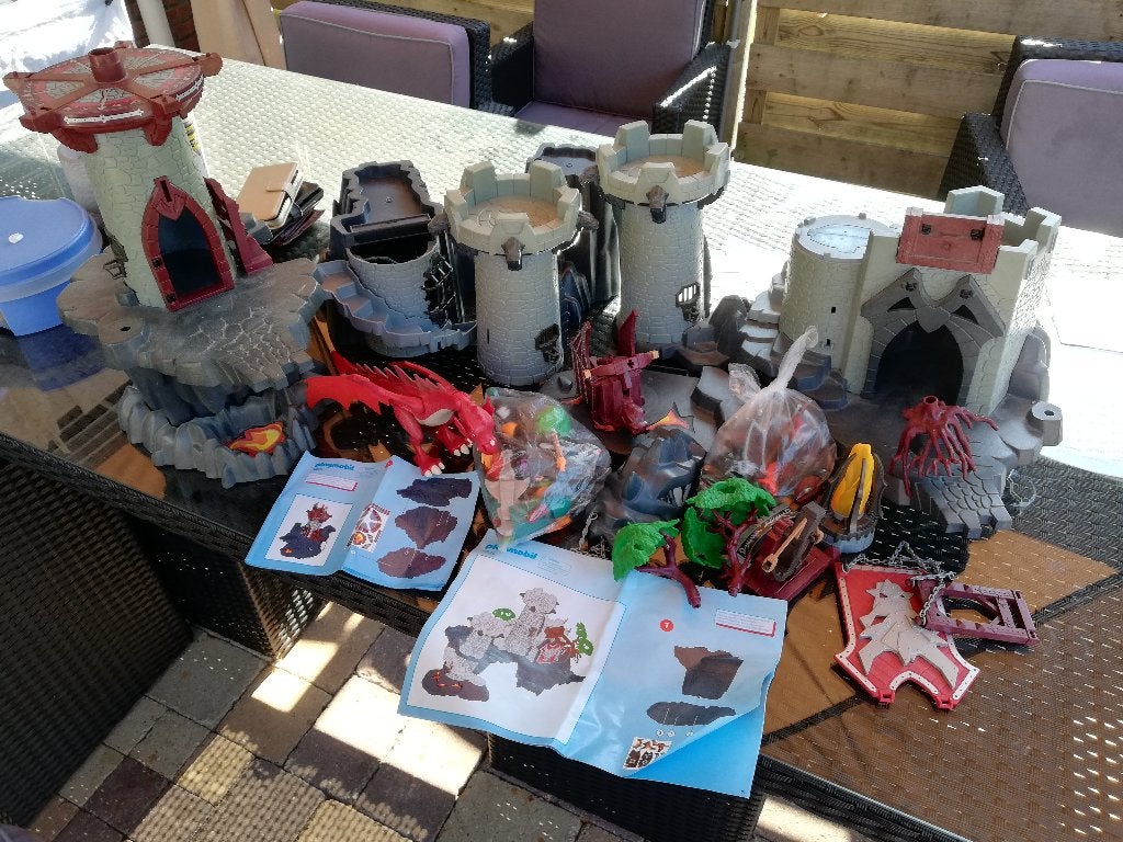 Playmobile Dranken Kasteel, Ophalen of Verzenden, Zo goed als nieuw, Complete set