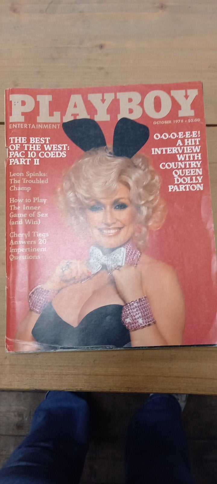 PLAYBOY Oktober 1978 met Dolly Parton, Ophalen of Verzenden, Gelezen, Glossy
