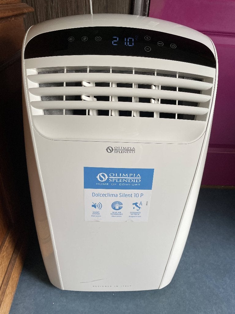 airco dolceclima silent 10p, Witgoed en Apparatuur, Ophalen, Minder dan 60 m³, 3 snelheden of meer, Zo goed als nieuw