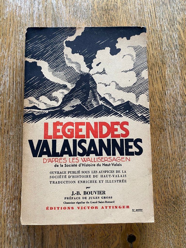 Légendes Valaisannes, Ophalen of Verzenden, Gelezen, J. Bouvier