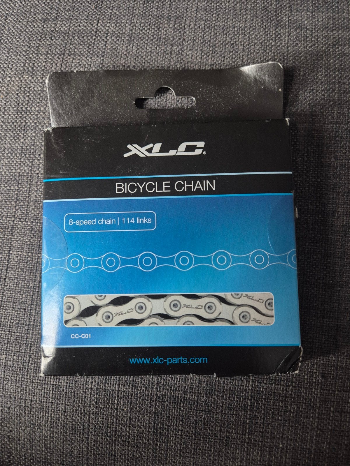 Nieuwe XLC 8-speed fietsketting 114 schakels (CC-C01), Ophalen, Stadsfiets, Derailleur of Ketting, XLC