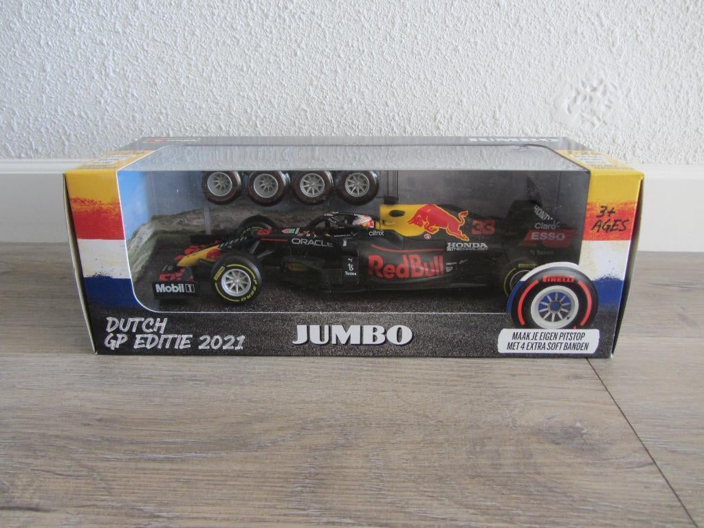 Max Verstappen Red Bull Racing RB16B (Jumbo) 2021 Dutch GP, Hobby en Vrije tijd, Modelauto's | 1:24, Ophalen of Verzenden, Nieuw