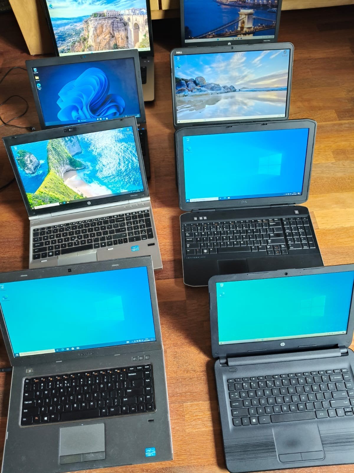 Partij laptops te koop! zie omschrijving, Computers en Software, Ophalen, 15 inch, 2 tot 3 Ghz, HDD