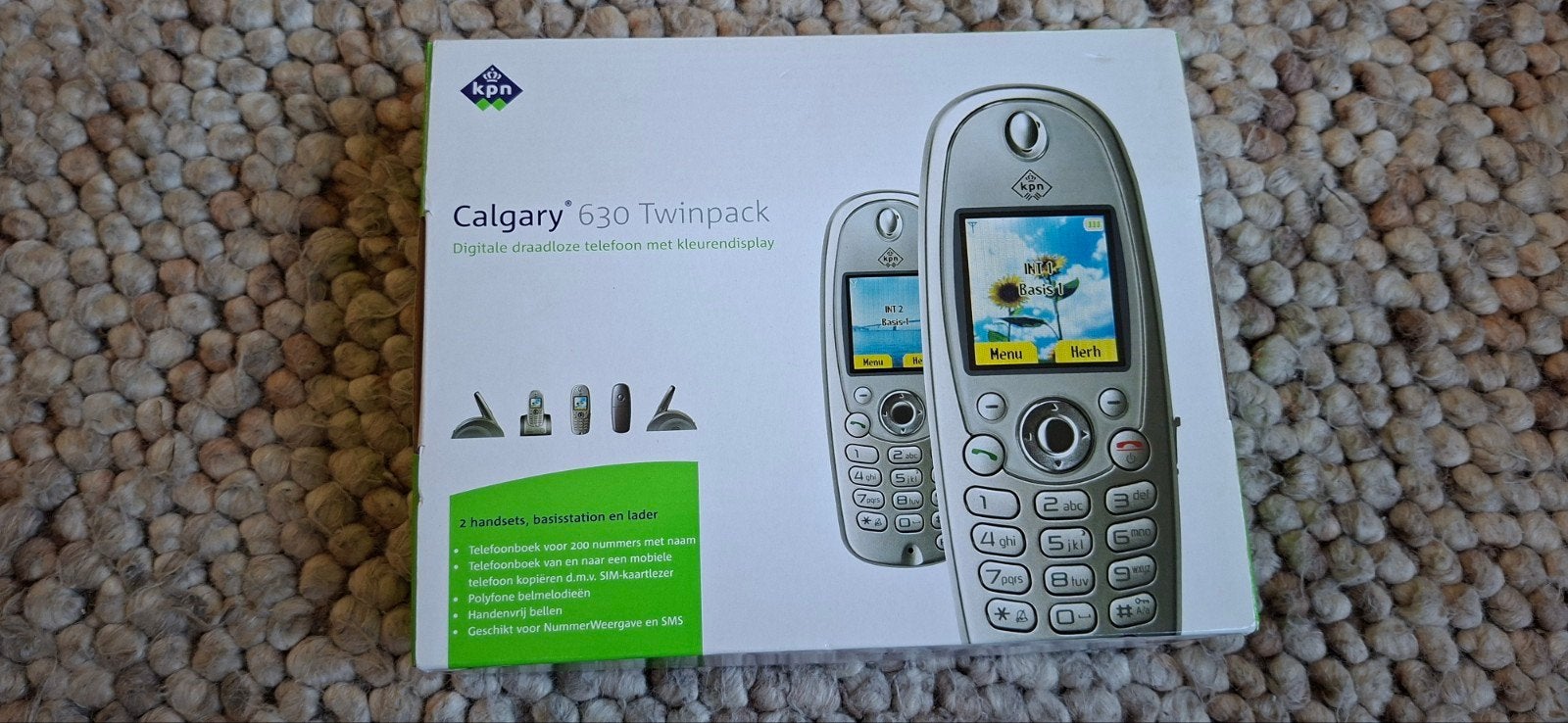 KPN Calgary 630 Twinpack - Digitale draadloze telefoons, Ophalen of Verzenden, Nieuw, 2 handsets