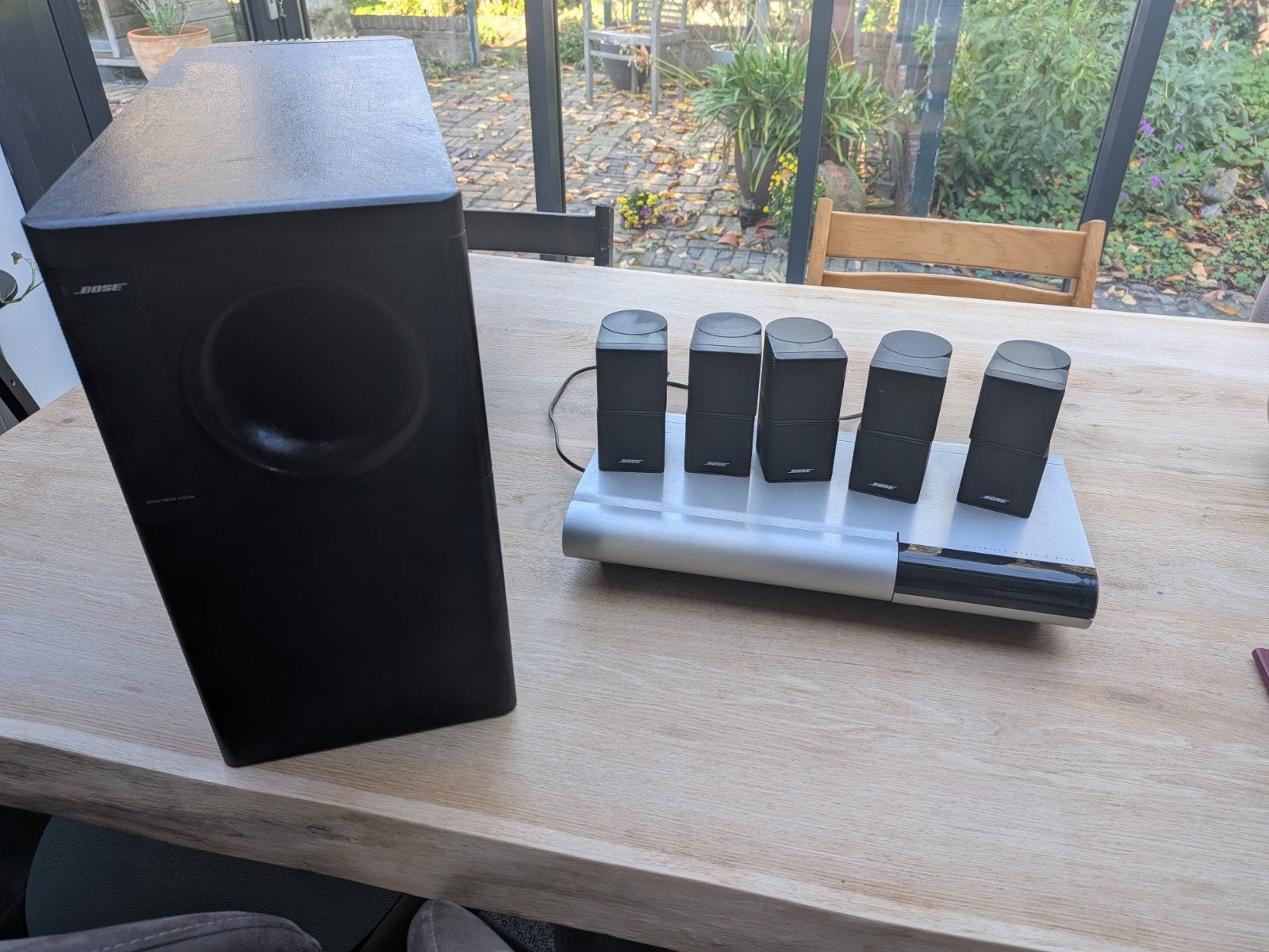 defekt Bose Acoustimass 6 Series III Home Cinema Systeem, Gebruikt, 70 watt of meer, 5.1-systeem, Overige spelers