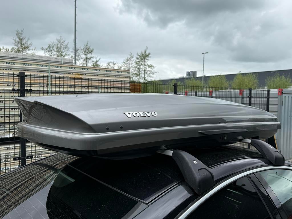 Volvo Dakkoffer inclusief dakdragers 230cm, Auto diversen, Dakkoffers, Ophalen, Zo goed als nieuw