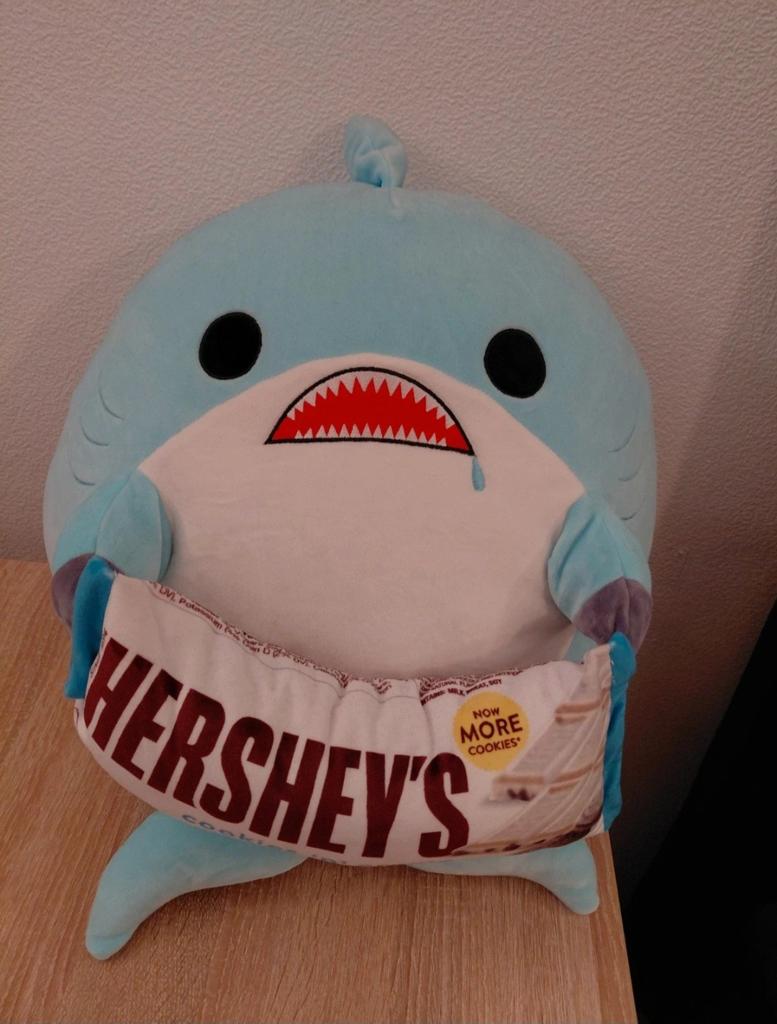 Grote Snackles Haai Seth met Hershey's Reep Knuffel, Kinderen en Baby's, Speelgoed | Knuffels en Pluche, Overige merken, Overige karakters
