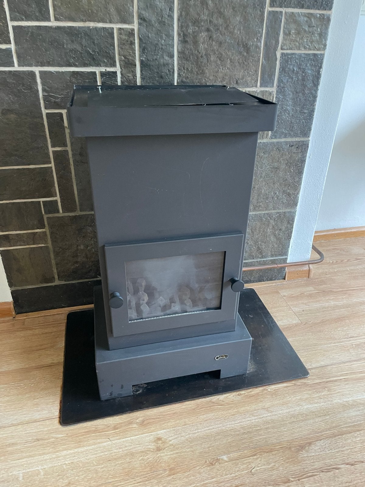 Calvix Sparky Gaskachel, Ophalen, Gebruikt, Gas, Vrijstaand