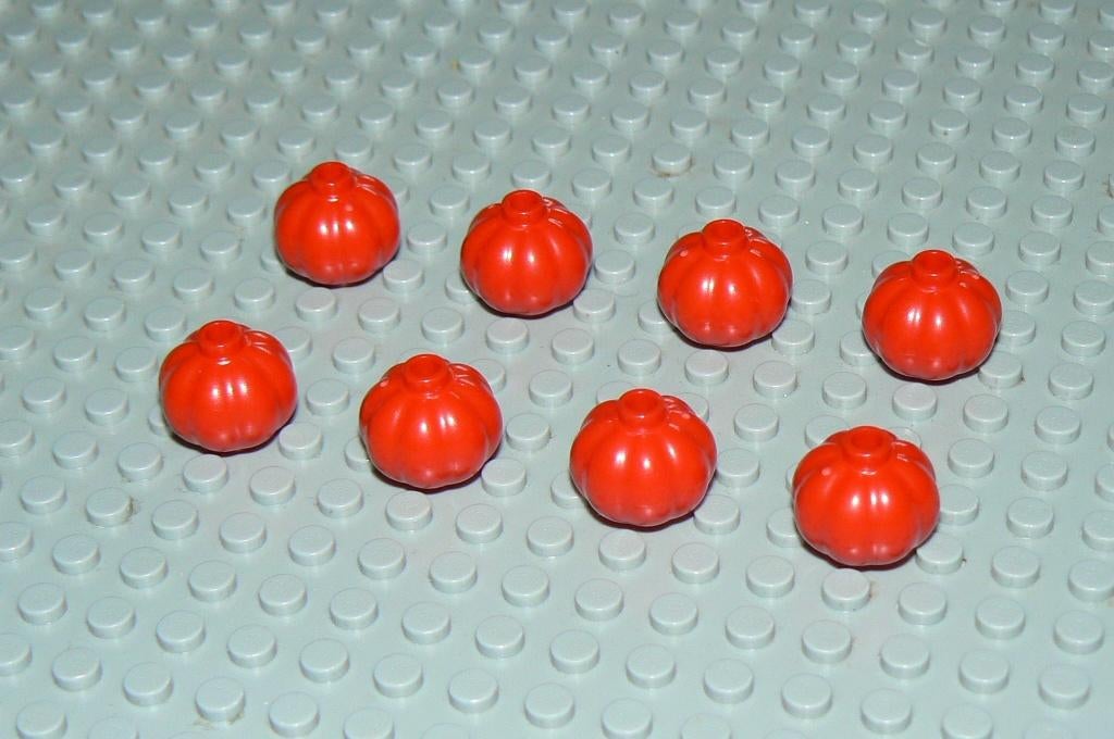 L1208 Pompoen rood 8 st., Ophalen of Verzenden, Nieuw, Losse stenen, Lego