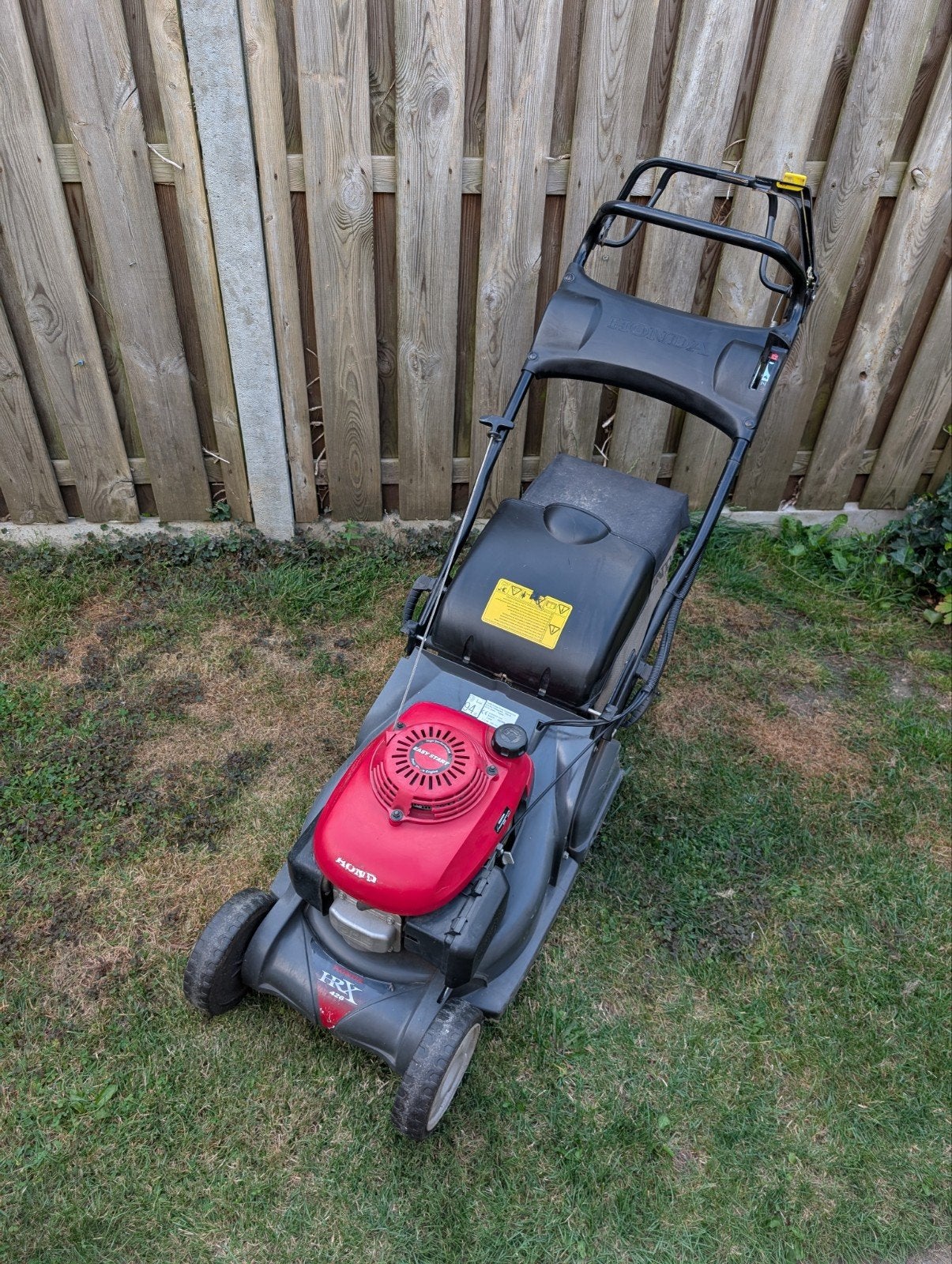 Honda HRX 426 Benzine Grasmaaier met Opvangbak, Ophalen, Cirkelmaaier, Honda, Gebruikt