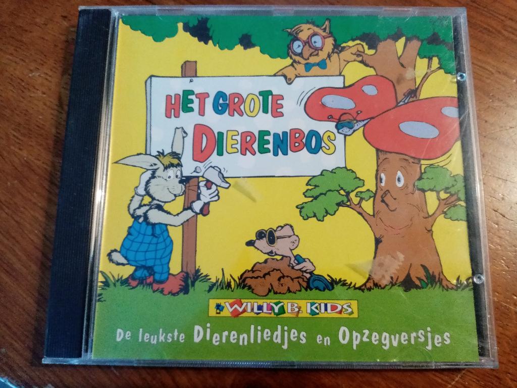 CD Het Grote Dierenbos - Willy B. Kids - liedjes versjes, Ophalen of Verzenden, Gebruikt