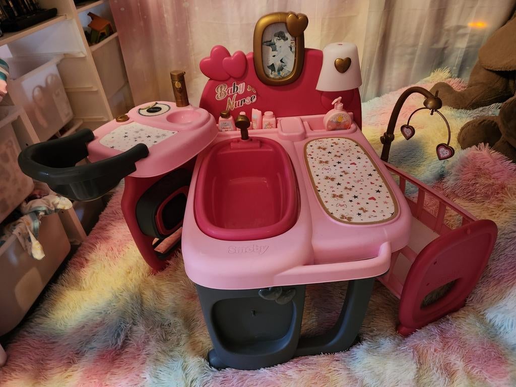 Smoby nurse poppen verzorgingstafel, Ophalen