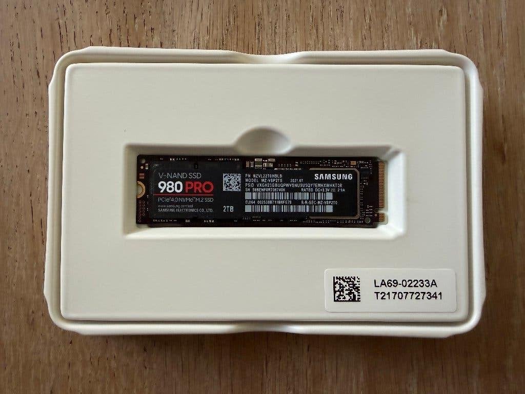 SSD M2 Samsung 980 PRO 2TB, Computers en Software, Harde schijven, Zo goed als nieuw, Laptop, Intern, SSD, Overige aansluitingen